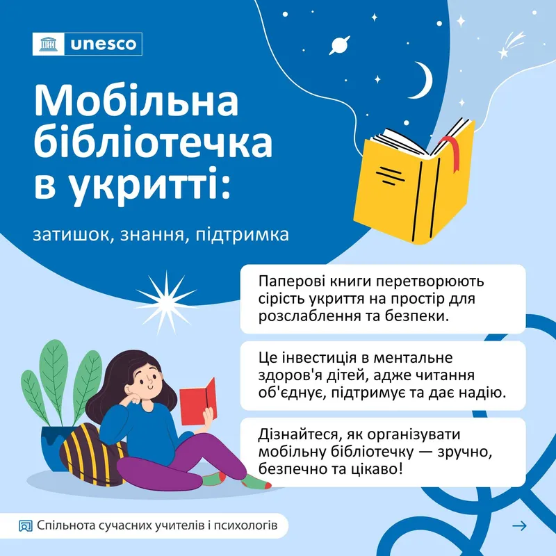 Мобільна бібліотечка для дітей в укритті. Прості ідеї для затишку та активностей