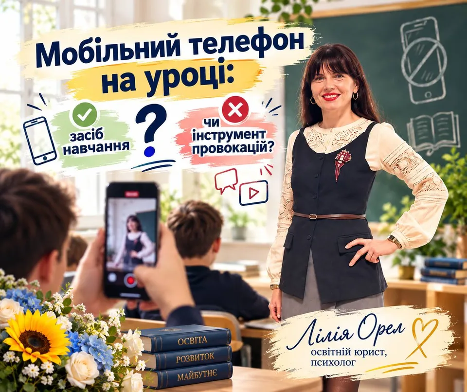 Мобільний телефон на уроці: засіб навчання чи інструмент провокацій?