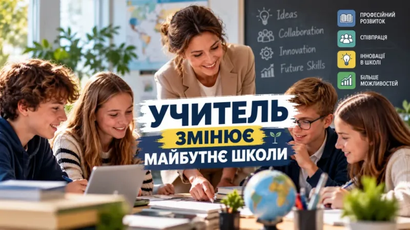 Школа майбутнього починається з учителя: ОЕСР представила нову модель освіти