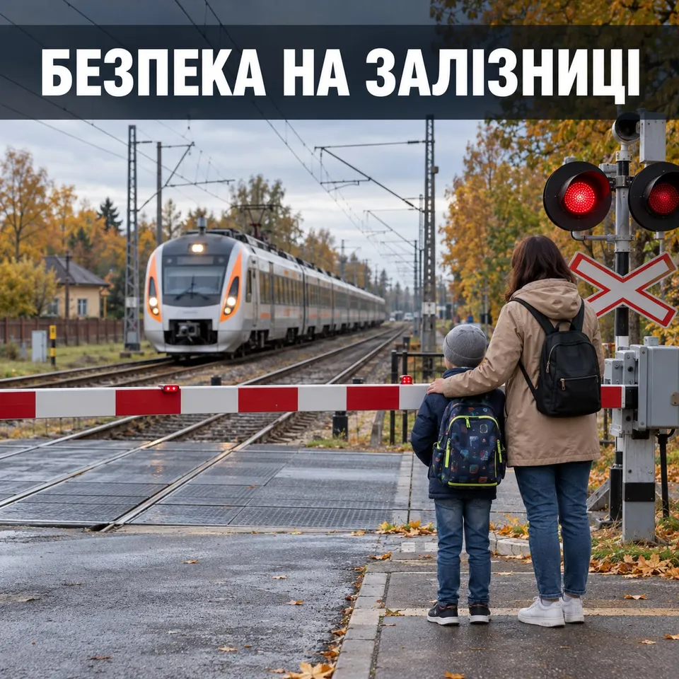 «Укрзалізниця» закликає освітян та батьків посилити контроль за безпекою дітей поблизу залізниці