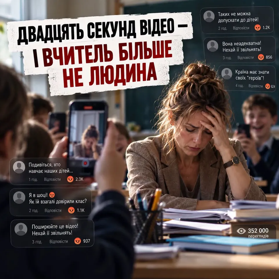 Двадцять секунд відео і вчитель більше не людина