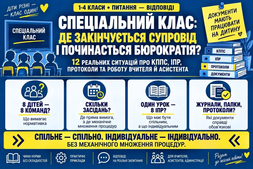 Спеціальний клас: де закінчується супровід і починається бюрократія?