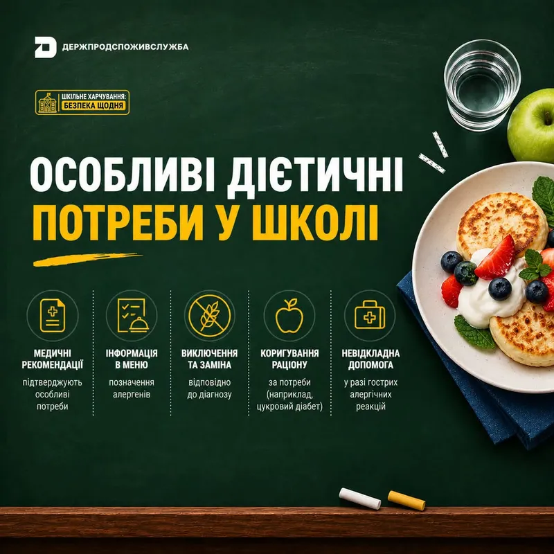 Харчова алергія у школі: як забезпечити безпечне харчування для кожної дитини?